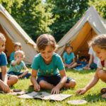 Découverte des trésors estivaux en colonies de vacances pour enfants