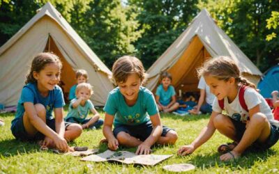 Découverte des trésors estivaux en colonies de vacances pour enfants