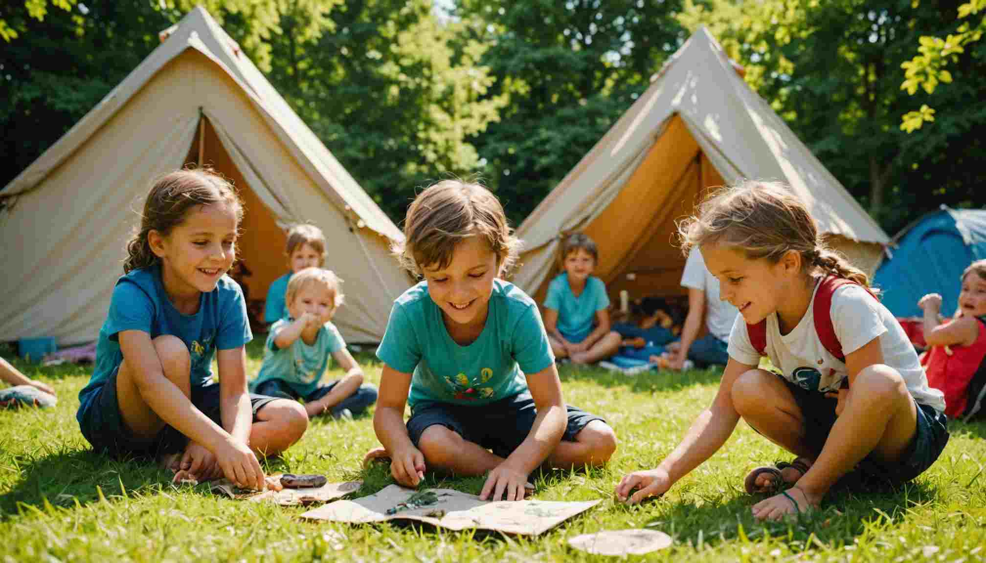 Découverte des trésors estivaux en colonies de vacances pour enfants