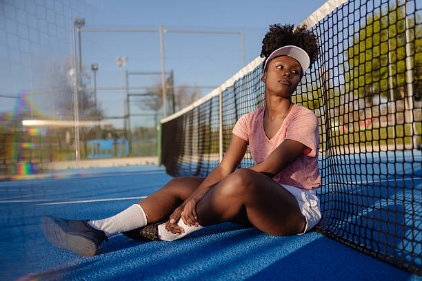 Installation terrain de tennis